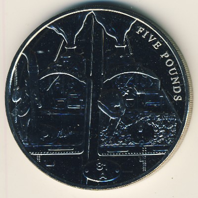 Гернси, 5 фунтов (2004 г.)