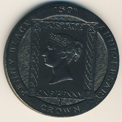 Остров Мэн, 1 крона (1990 г.)