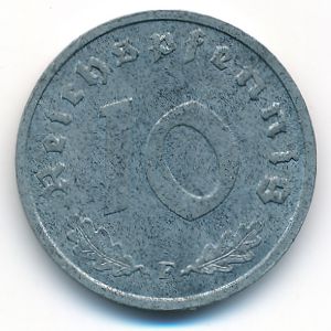 Третий Рейх, 10 рейхспфеннигов (1947 г.)