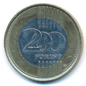 Hungary, 200 forint, 2011