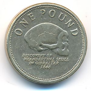 Гибралтар, 1 фунт (2009 г.)
