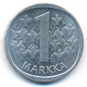 Finland, 1 markka, 1967