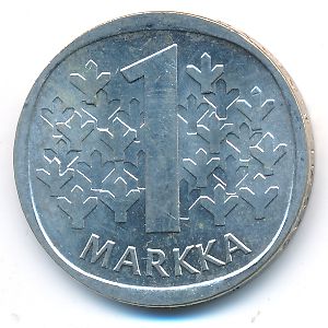 Finland, 1 markka, 1967