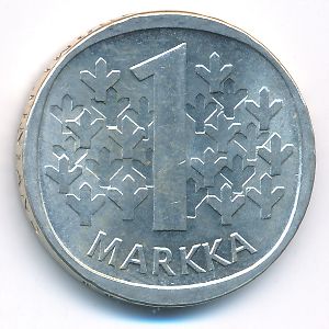 Finland, 1 markka, 1967