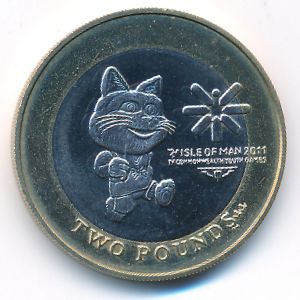Isle of Man, 2 pounds, 2011