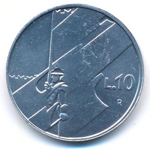 Сан-Марино, 10 лир (1990 г.)