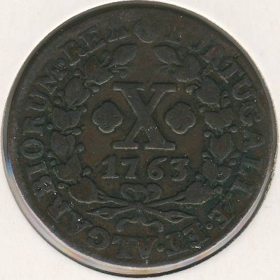 Portugal, 10 reis, 1752–1776