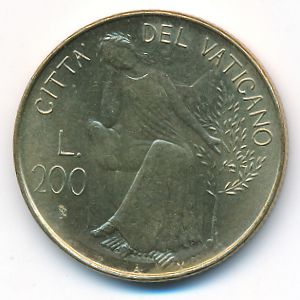 Ватикан, 200 лир (1979 г.)