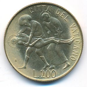 Ватикан, 200 лир (1981 г.)