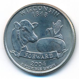 USA, Quarter dollar, 2004