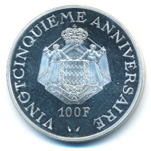 Monaco, 100 франков, 1974