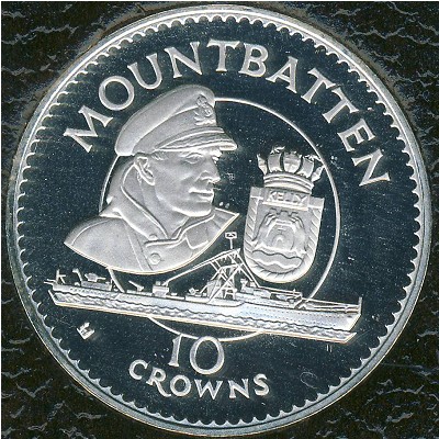 Turks and Caicos Islands, 10 crowns, 1980
