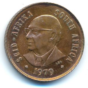South Africa, 1 cent, 1979