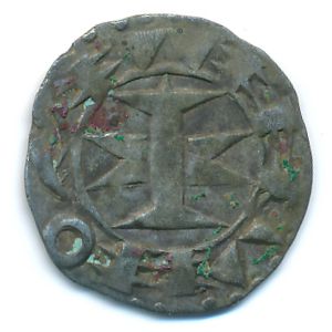 France, 1 денье, 1617