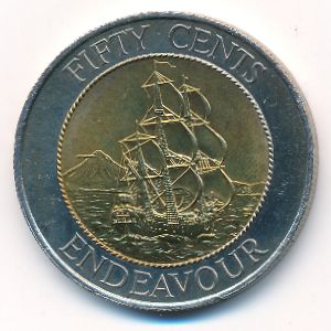 Новая Зеландия, 50 центов (1994 г.)