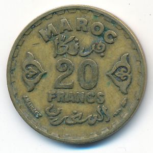 Марокко, 20 франков (1951 г.)