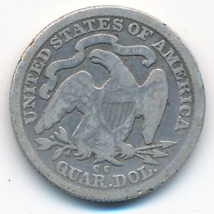 США, 1/4 доллара (1876 г.)