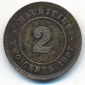 Маврикий, 2 цента (1897 г.)