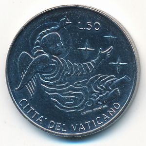 Ватикан, 50 лир (1969 г.)