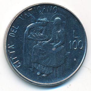 Ватикан, 100 лир (1981 г.)