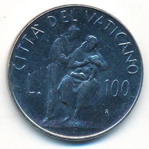 Ватикан, 100 лир (1982 г.)