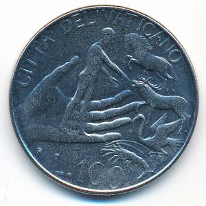 Ватикан, 100 лир (1988 г.)