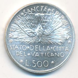 Ватикан, 500 лир (1978 г.)