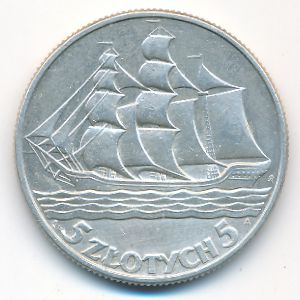 Польша, 5 злотых (1936 г.)