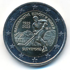 Slovakia, 2 euro, 2025
