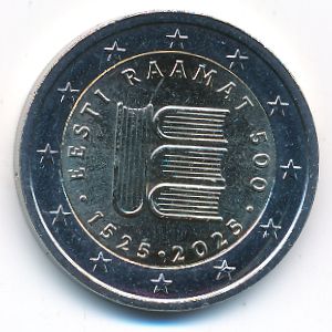 Эстония, 2 евро (2025 г.)