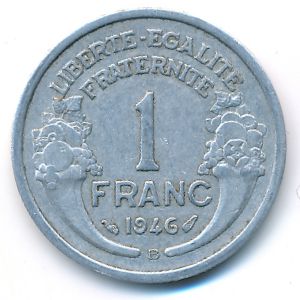 Франция, 1 франк (1946 г.)