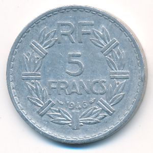 Франция, 5 франков (1946 г.)