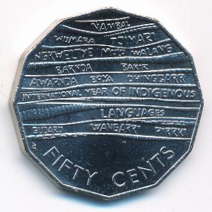 Австралия, 50 центов (2019 г.)