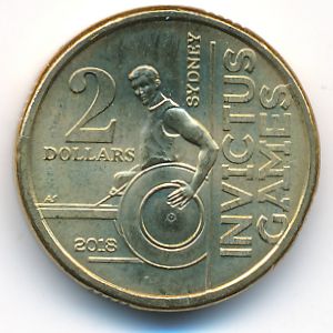 Австралия, 2 доллара (2018 г.)