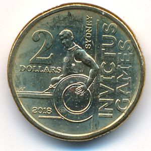 Австралия, 2 доллара (2018 г.)
