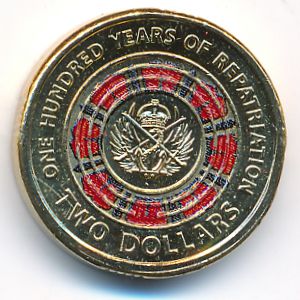 Австралия, 2 доллара (2019 г.)