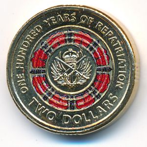 Австралия, 2 доллара (2019 г.)