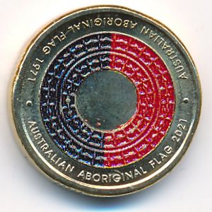 Австралия, 2 доллара (2021 г.)