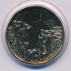 Австралия, 1 доллар (2015 г.)