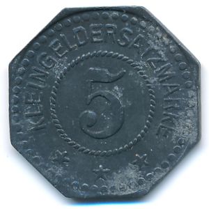 Аугсбург., 5 пфеннигов