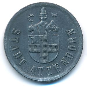Аттендорн., 50 пфеннигов (1920 г.)