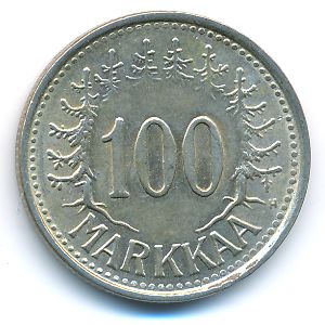 Финляндия, 100 марок (1956 г.)