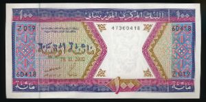 Мавритания, 100 угий (2002 г.)