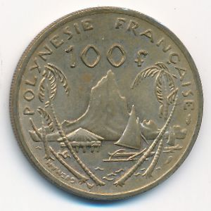 Французская Полинезия, 100 франков (1982 г.)