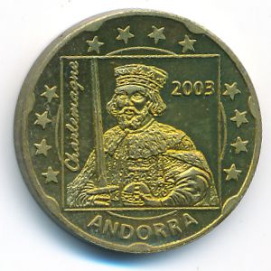 Андорра, 20 евроцентов (2003 г.)