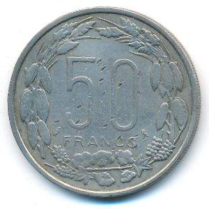 Экваториальные Африканские Штаты, 50 франков (1961 г.)