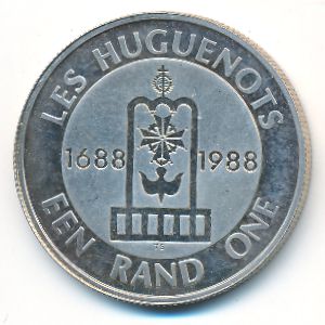 ЮАР, 1 рэнд (1988 г.)