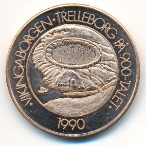 Sweden., 20 крон, 1990