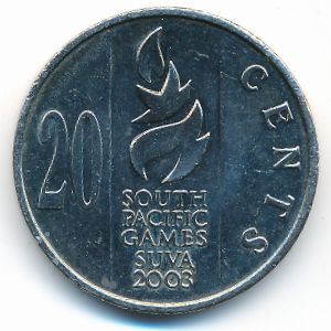 Фиджи, 20 центов (2003 г.)