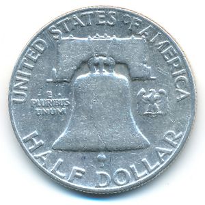 USA, 1/2 dollar, 1952